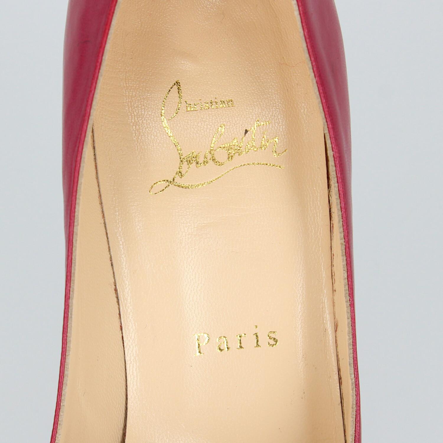 2010s Louboutin Fuchsia Decolleté 5