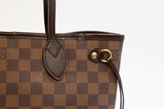 2010s Louis Vuitton Damier Ebene Neverfull PM Tote