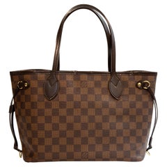 2010s Louis Vuitton Damier Ebene Neverfull PM Tote
