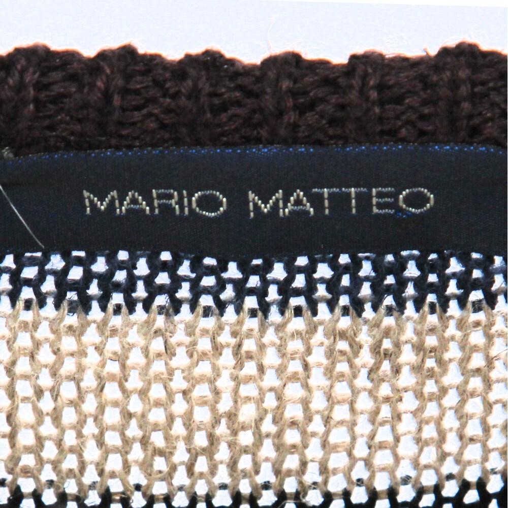 Black 2010s Mario Matteo multicolored linen jumper For Sale