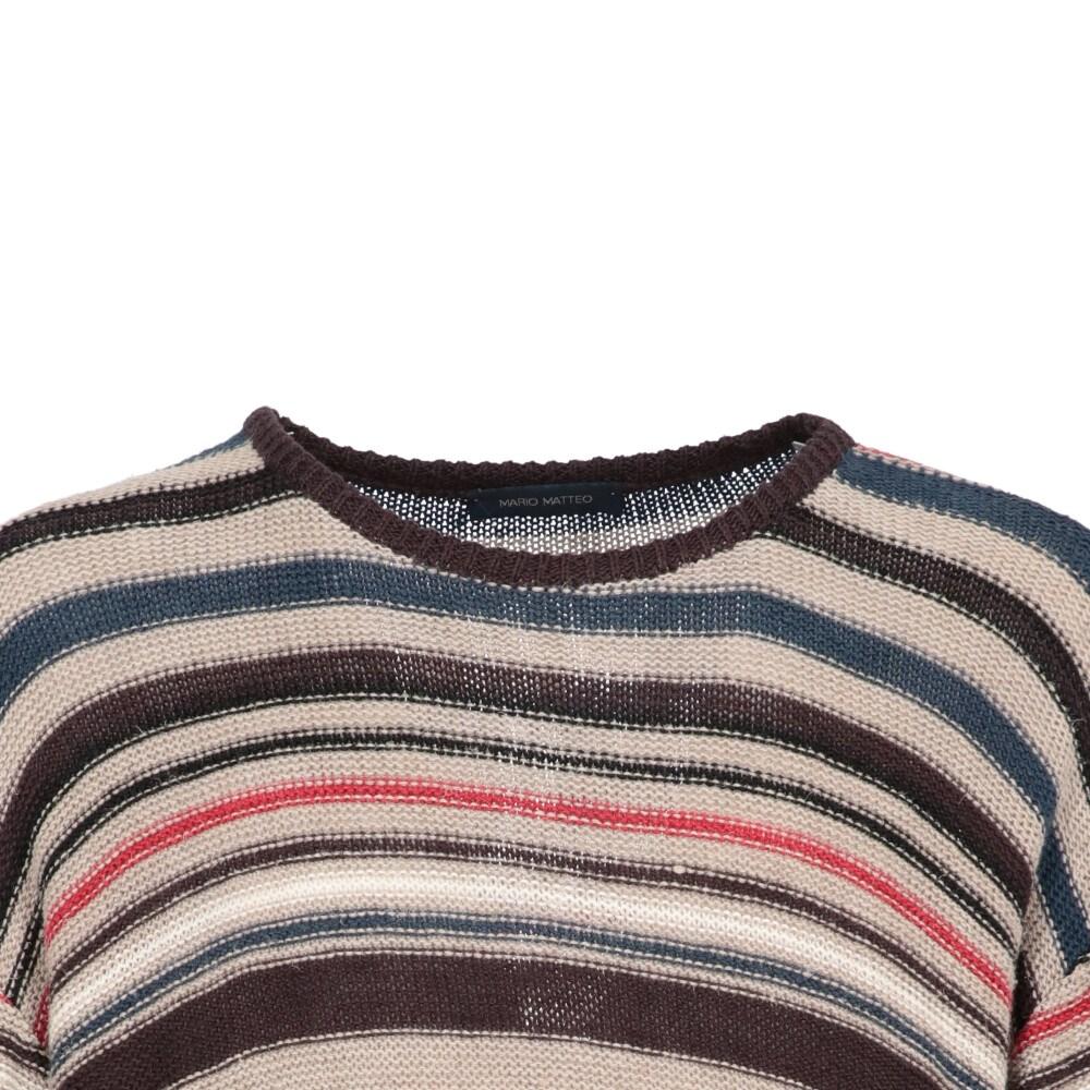 2010s Mario Matteo multicolored linen jumper In Excellent Condition For Sale In Lugo (RA), IT