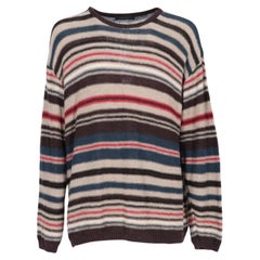 2010s Mario Matteo multicolored linen jumper