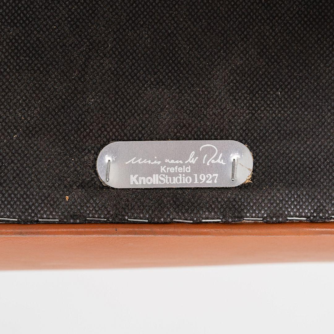 2010s Mies Van Der Rohe für Knoll Krefeld Club Chair mit Cognac Leder im Angebot 5