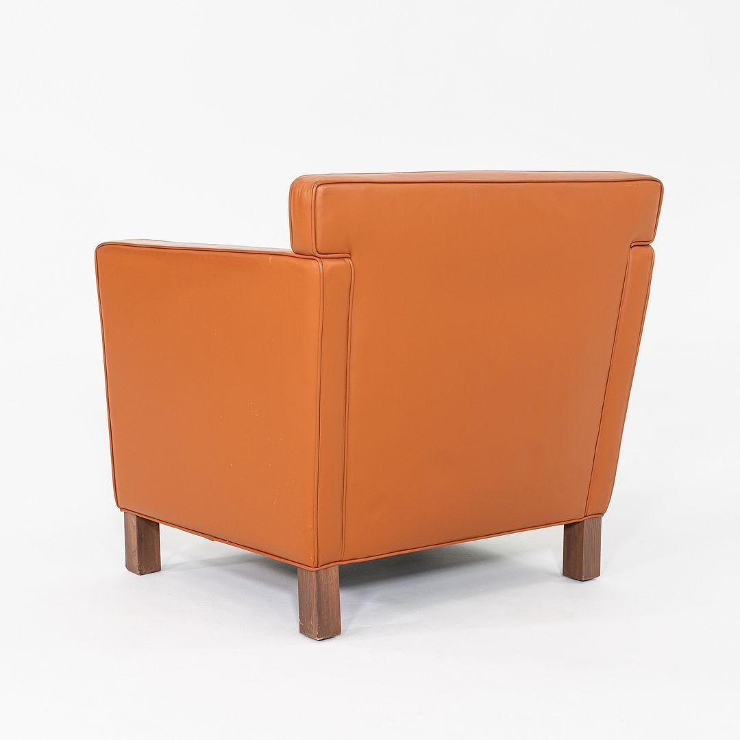 2010s Mies Van Der Rohe für Knoll Krefeld Club Chair mit Cognac Leder im Zustand „Gut“ im Angebot in Philadelphia, PA