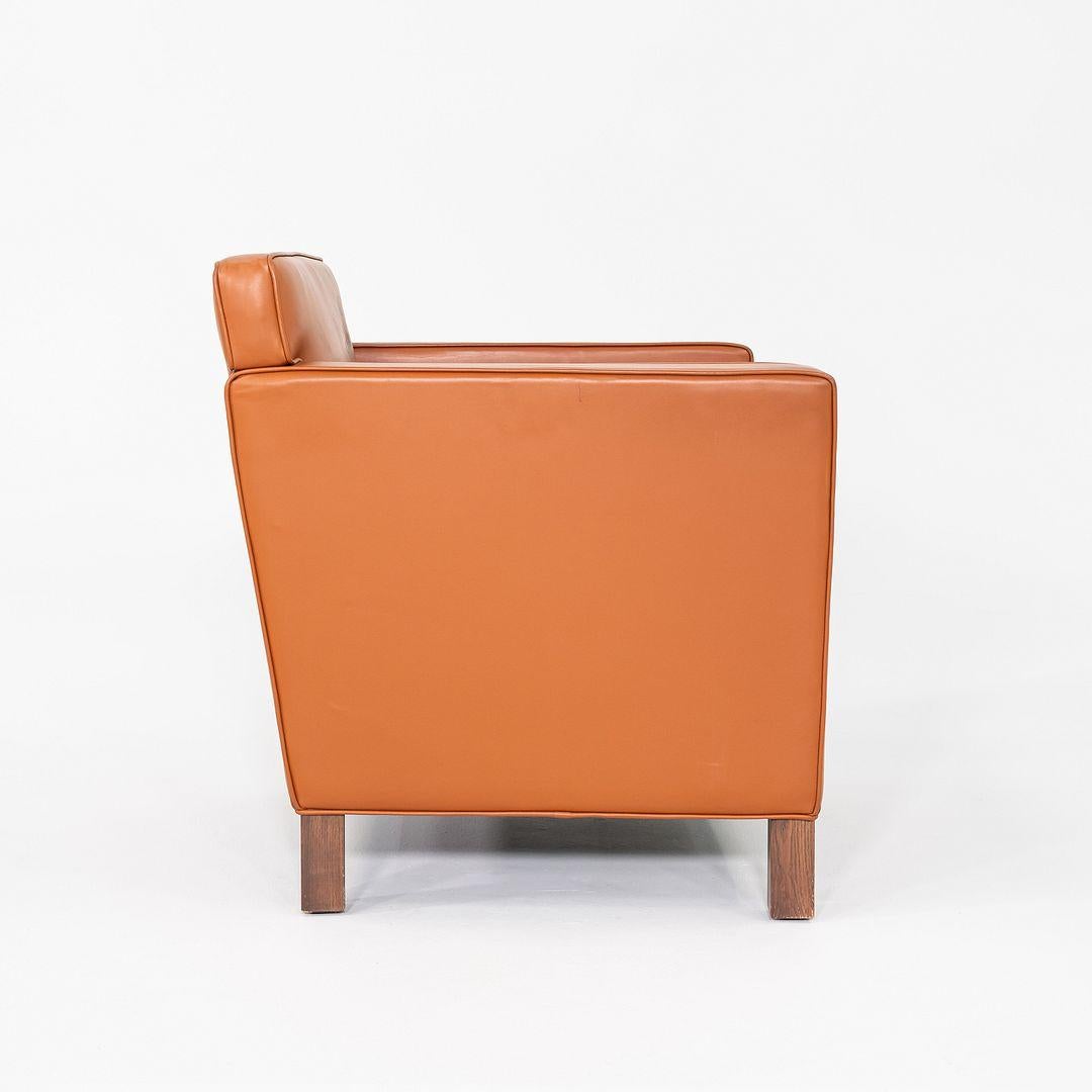 2010s Mies Van Der Rohe für Knoll Krefeld Club Chair mit Cognac Leder im Angebot 1