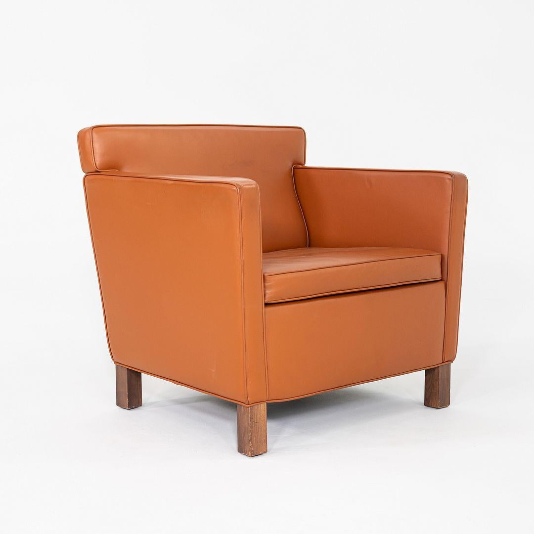 2010s Mies Van Der Rohe für Knoll Krefeld Club Chair mit Cognac Leder im Angebot 2