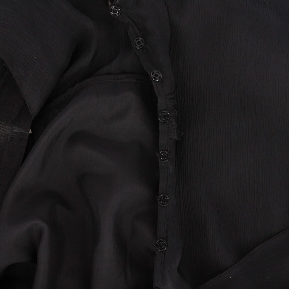 2010s Miu Miu Black Silk Sleeveless Dress 5