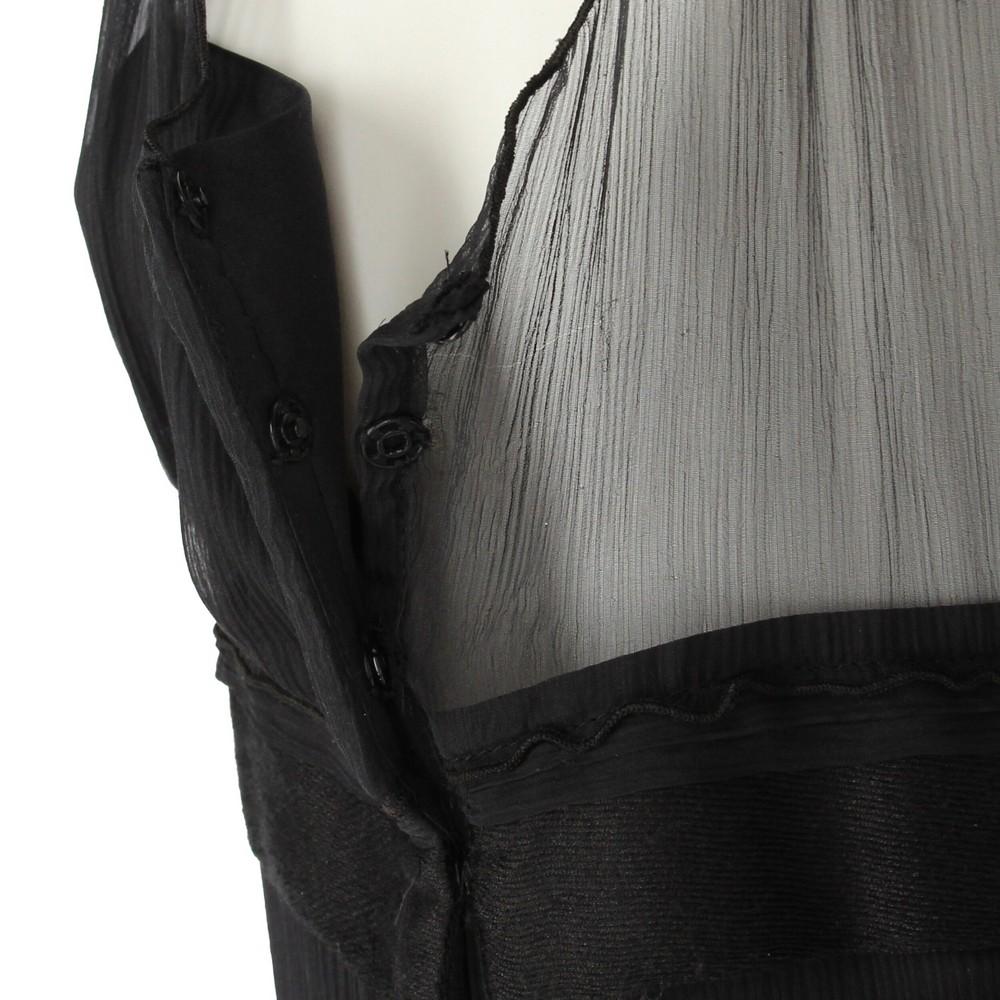2010s Miu Miu Black Silk Sleeveless Dress 2