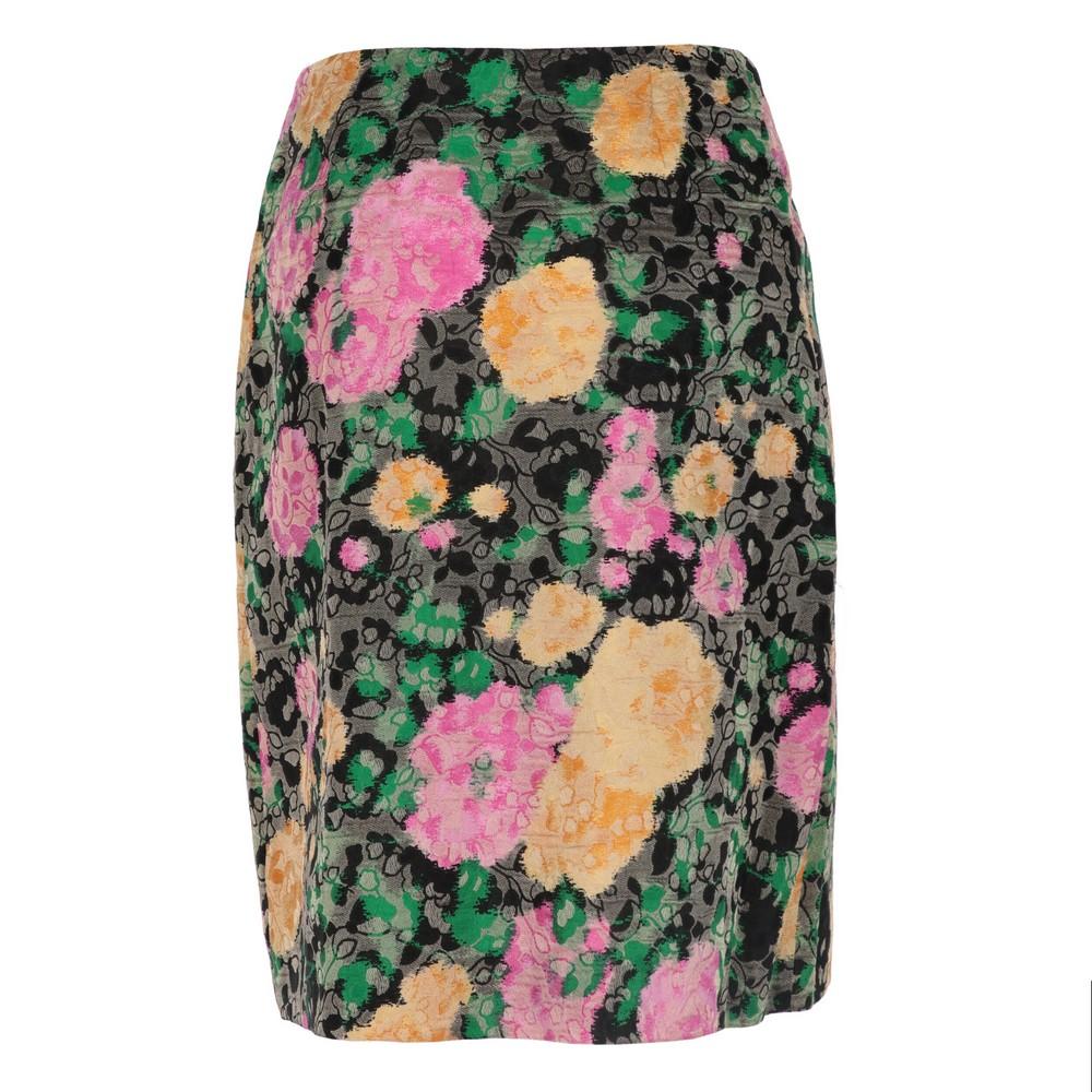 miu miu floral skirt