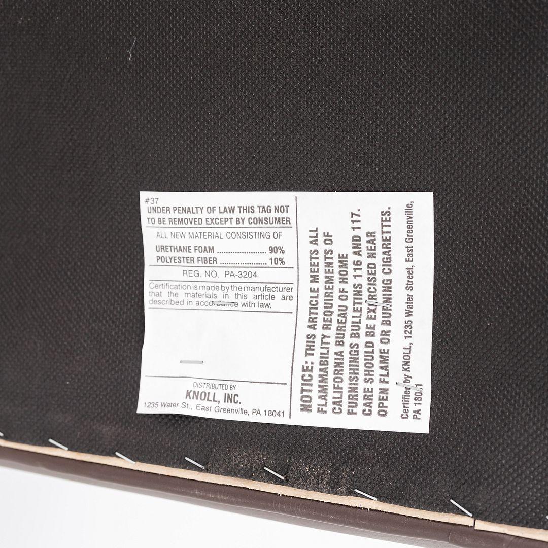 2010er Paar Mies van der Rohe für Knoll Krefeld Lounge Sessel in Brown Leder (21. Jahrhundert und zeitgenössisch) im Angebot