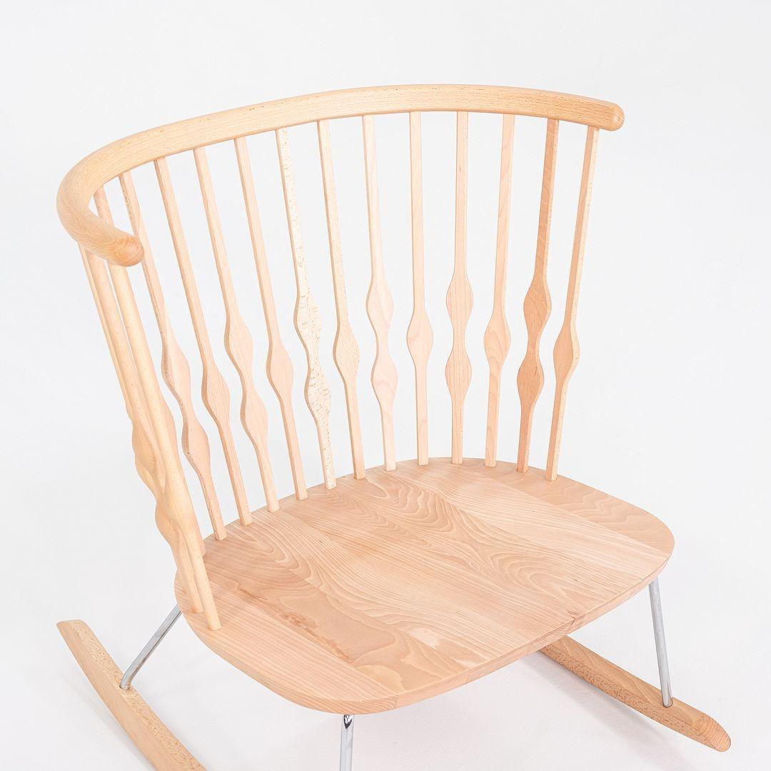 2010s Paire de fauteuils à bascule Nub en hêtre de Patricia Urquiola pour Andreu World en vente 4