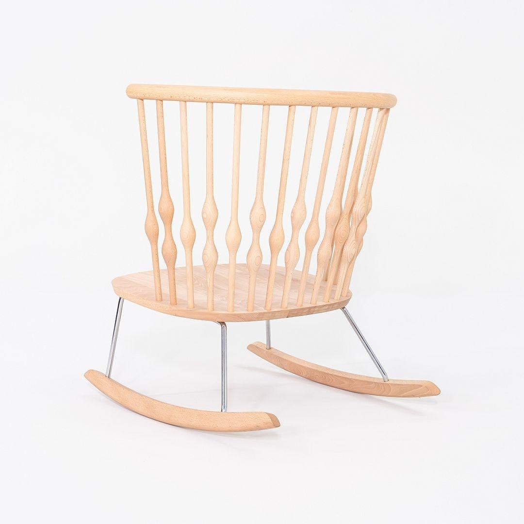 2010s Paire de fauteuils à bascule Nub en hêtre de Patricia Urquiola pour Andreu World en vente 1
