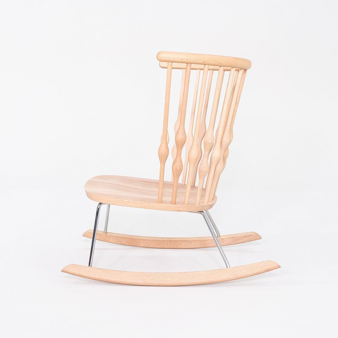 2010s Paire de fauteuils à bascule Nub en hêtre de Patricia Urquiola pour Andreu World en vente 2
