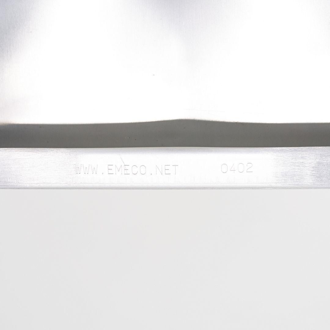 2010s Paire de tabourets de comptoir Philippe Starck pour Emeco Hudson en aluminium avec accoudoirs en vente 1