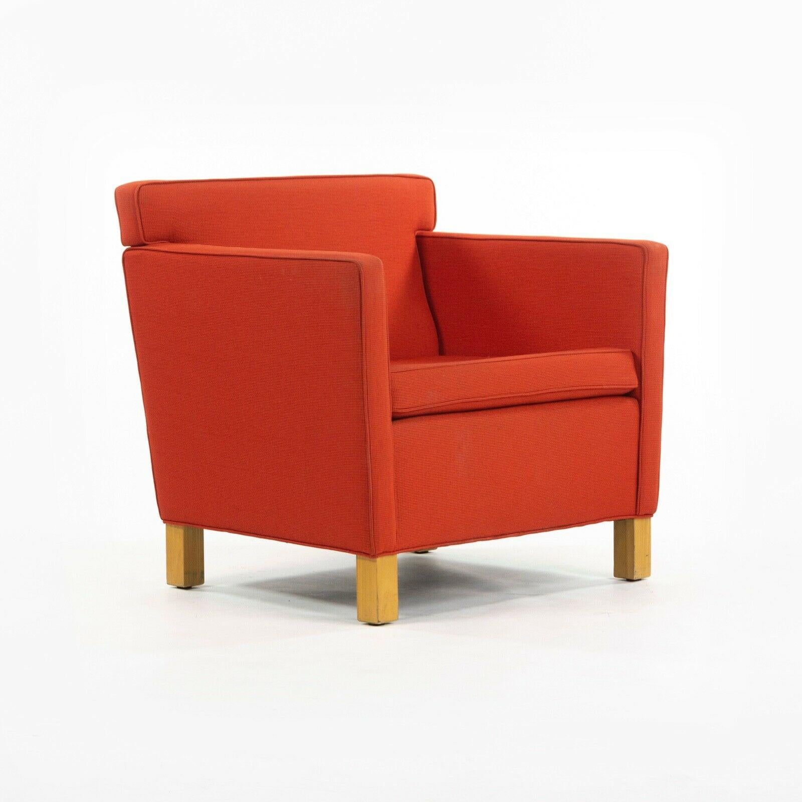 orange armchair ikea