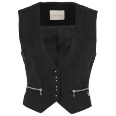 Vintage 2010s Pierre Balmain Black Vest