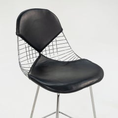 2010s Ray and Charles Eames for Herman Miller Wire Bar Stool w/ Bikini Pad (tabouret de bar en fil de fer)