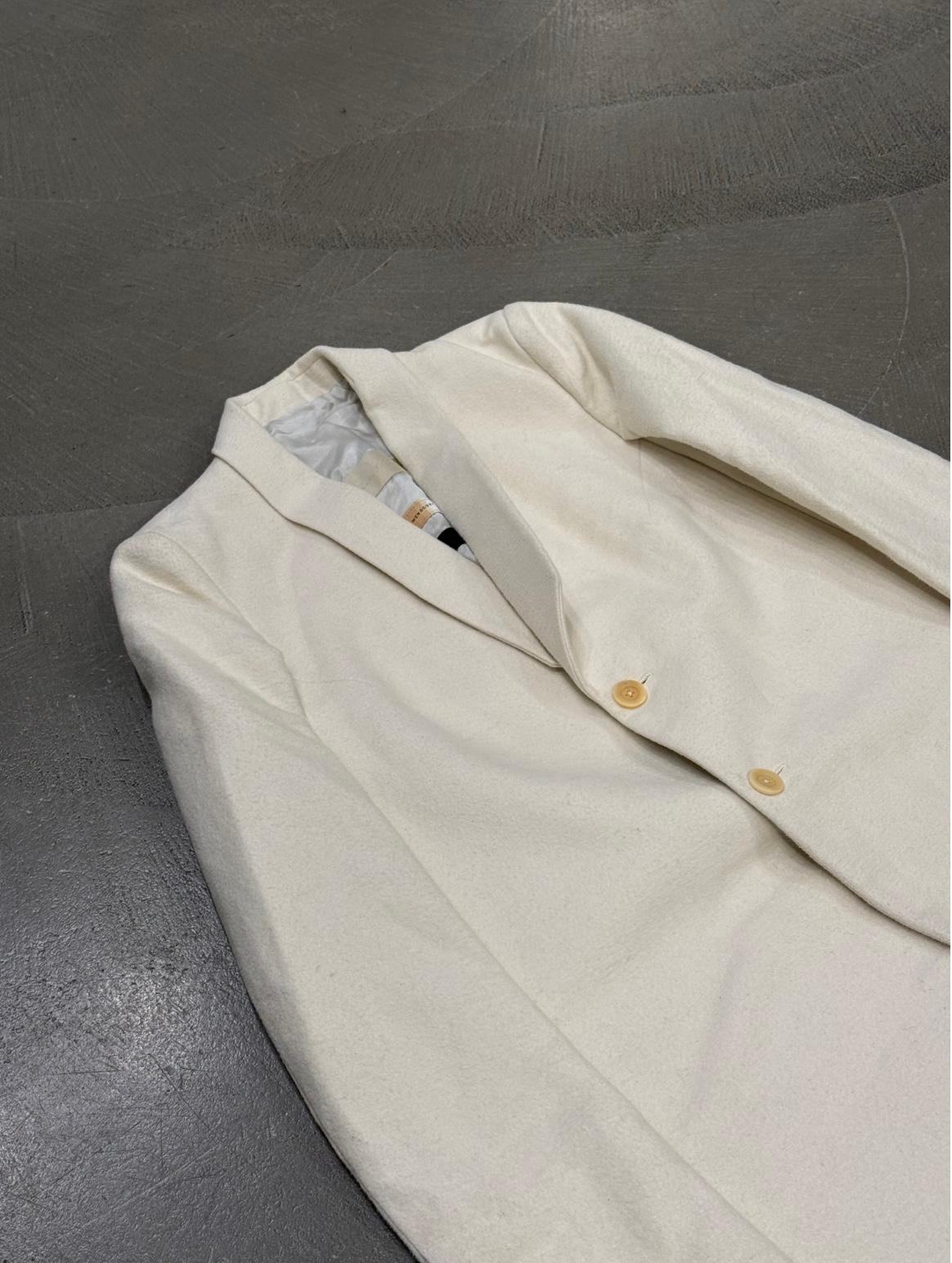 Donna 2010s Rick Owens Owenscorp long tailored coat in vendita