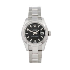 2010s Rolex Datejust Stainless Steel 179160 Wristwatch