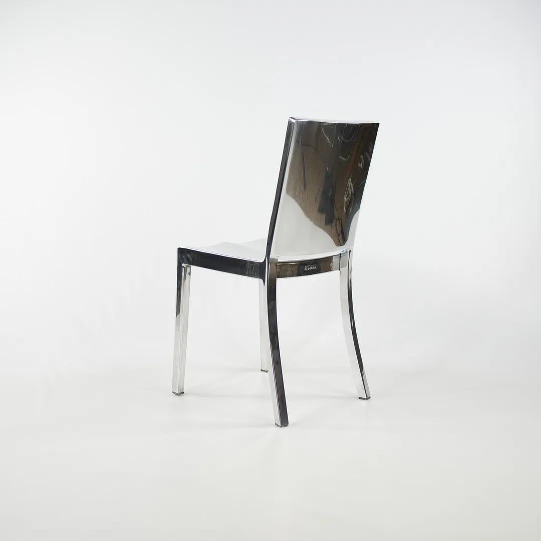 2010s Ensemble de huit chaises de salle à manger Philippe Starck Emeco Hudson en aluminium poli Bon état - En vente à Philadelphia, PA
