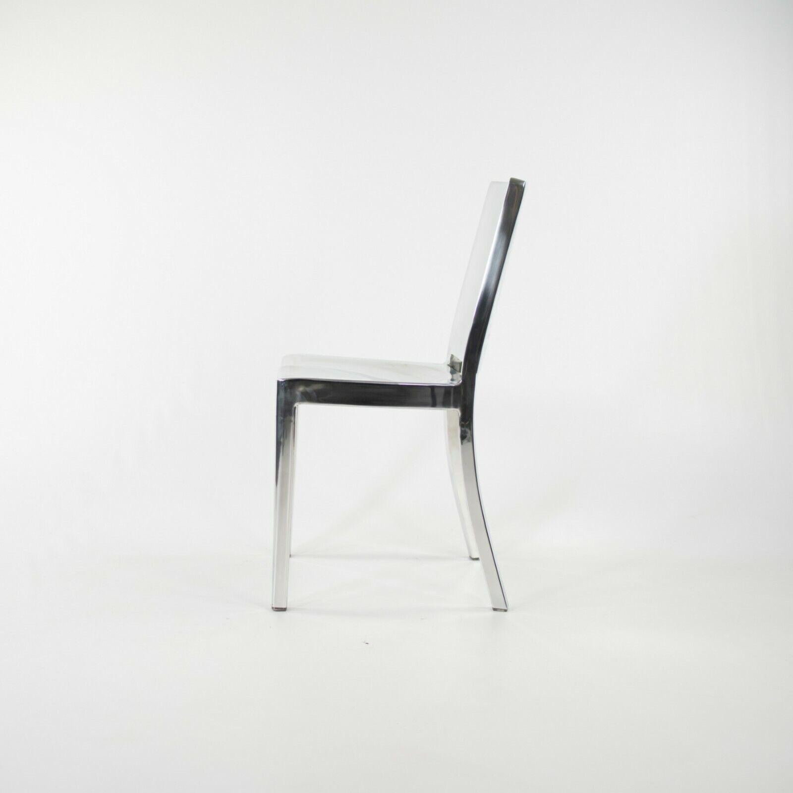 Hand-Crafted 2010s Set of Eight Philippe Starck Emeco Hudson Polished Aluminum Dining Chairs