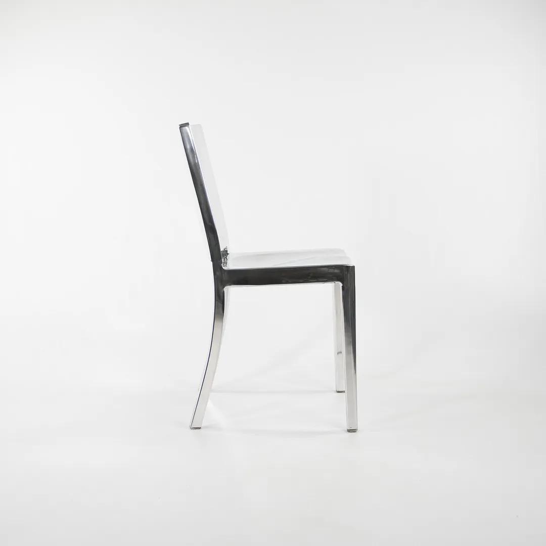 2010s Ensemble de huit chaises de salle à manger Philippe Starck Emeco Hudson en aluminium poli en vente 1