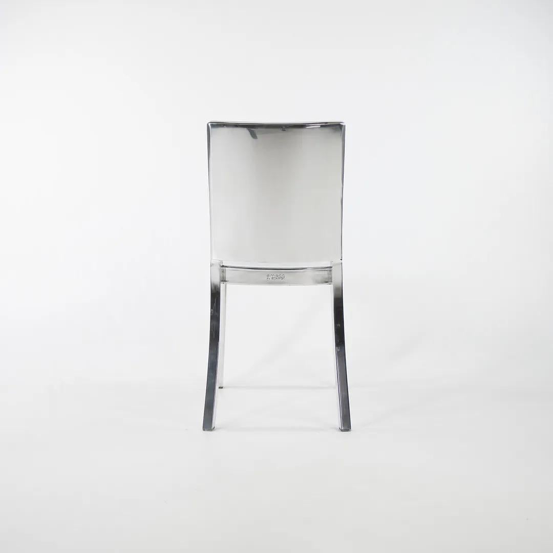 2010s Ensemble de huit chaises de salle à manger Philippe Starck Emeco Hudson en aluminium poli en vente 2