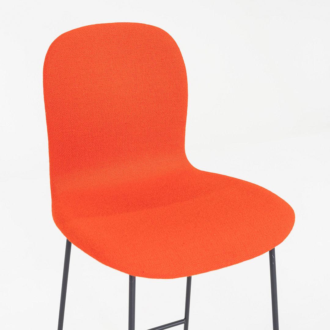 2010s Set of Four Jasper Morrison for Cappellini Tate Bar Stools in Red Fabric im Angebot 1