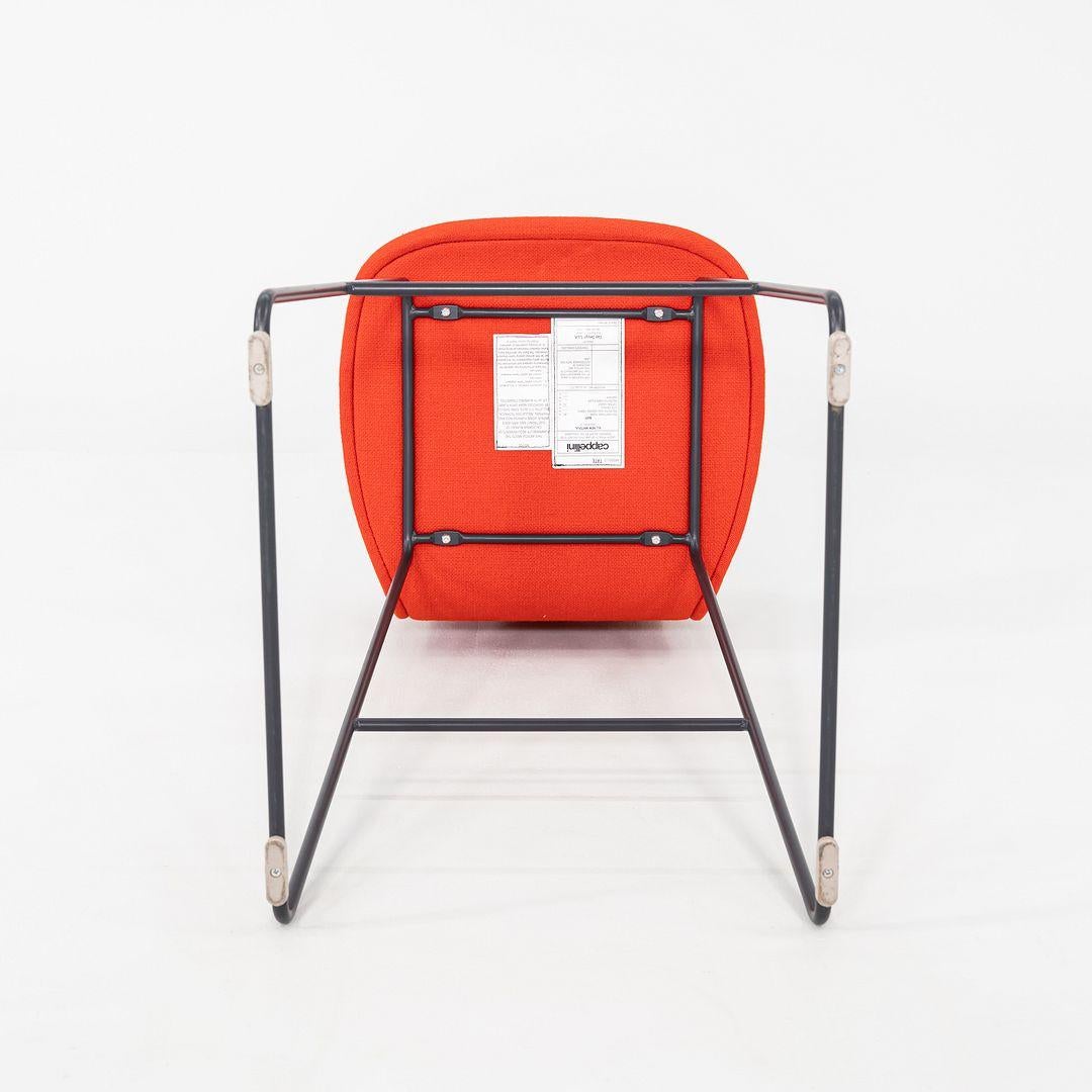 2010s Set of Four Jasper Morrison for Cappellini Tate Bar Stools in Red Fabric im Angebot 2