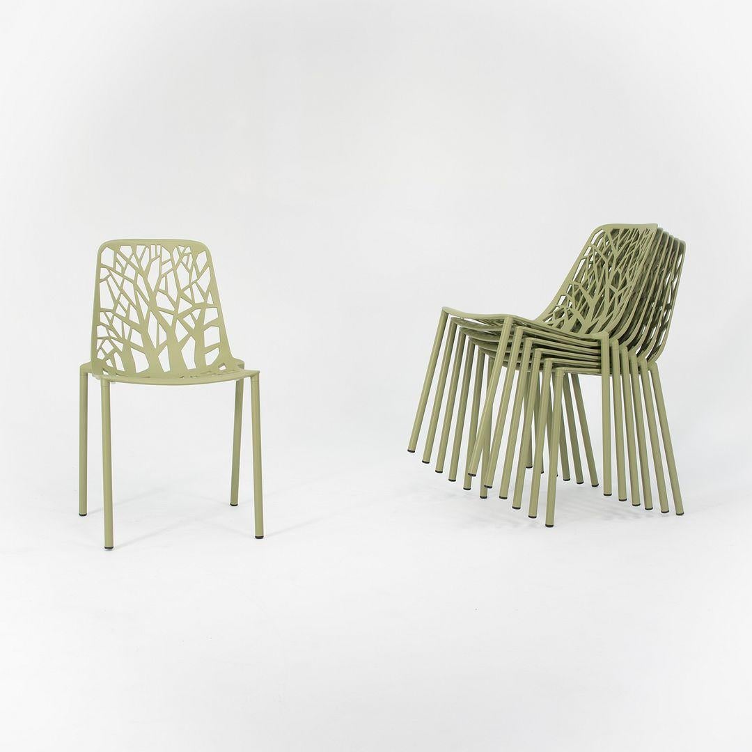 Aluminum 2010s Set of Seven Forest Chairs by Robby Cantarutti & Partners for FAST Italy For Sale