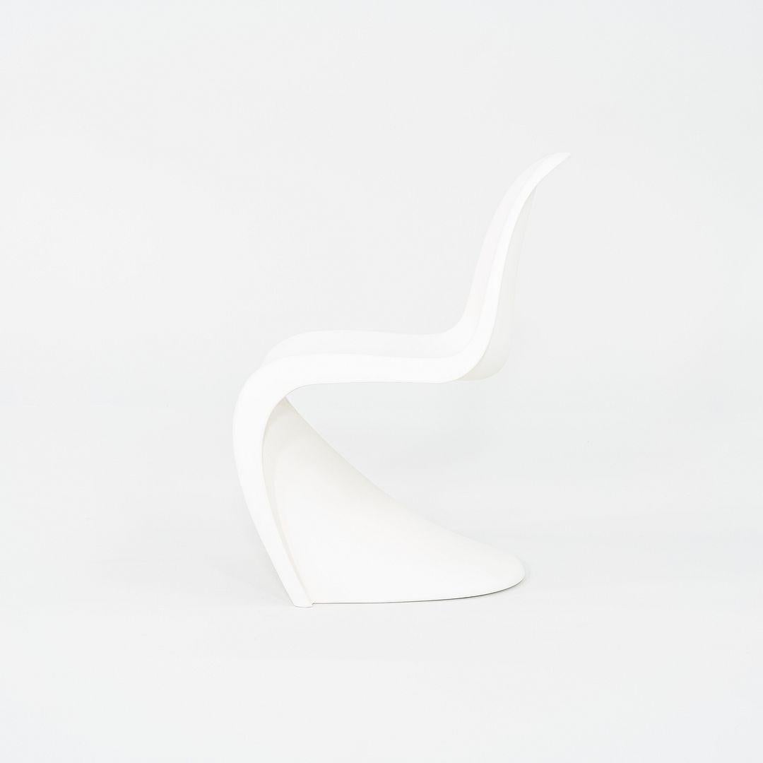 2010s Set of Six Verner Panton for Vitra Dining Chairs in White en vente 3