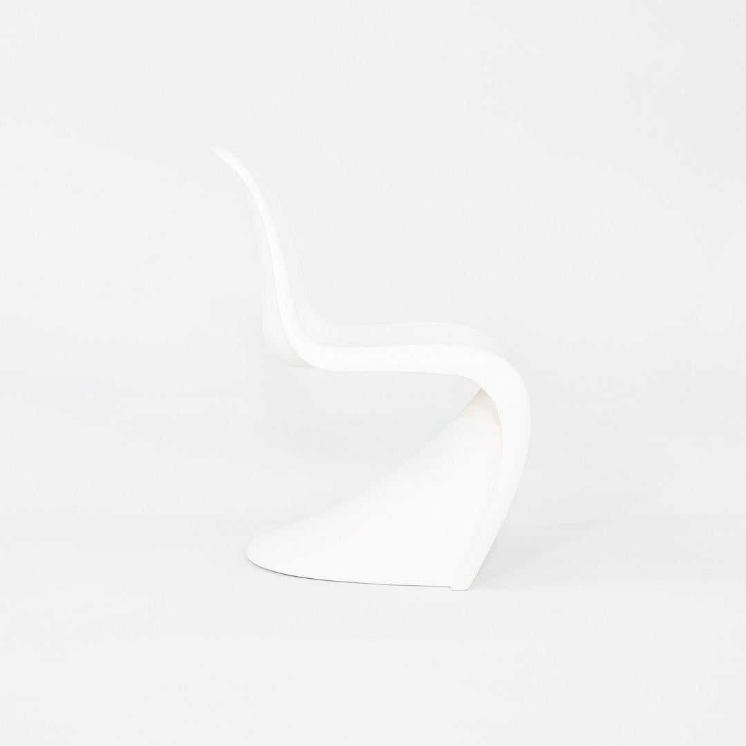 2010s Set of Six Verner Panton for Vitra Dining Chairs in White en vente 4