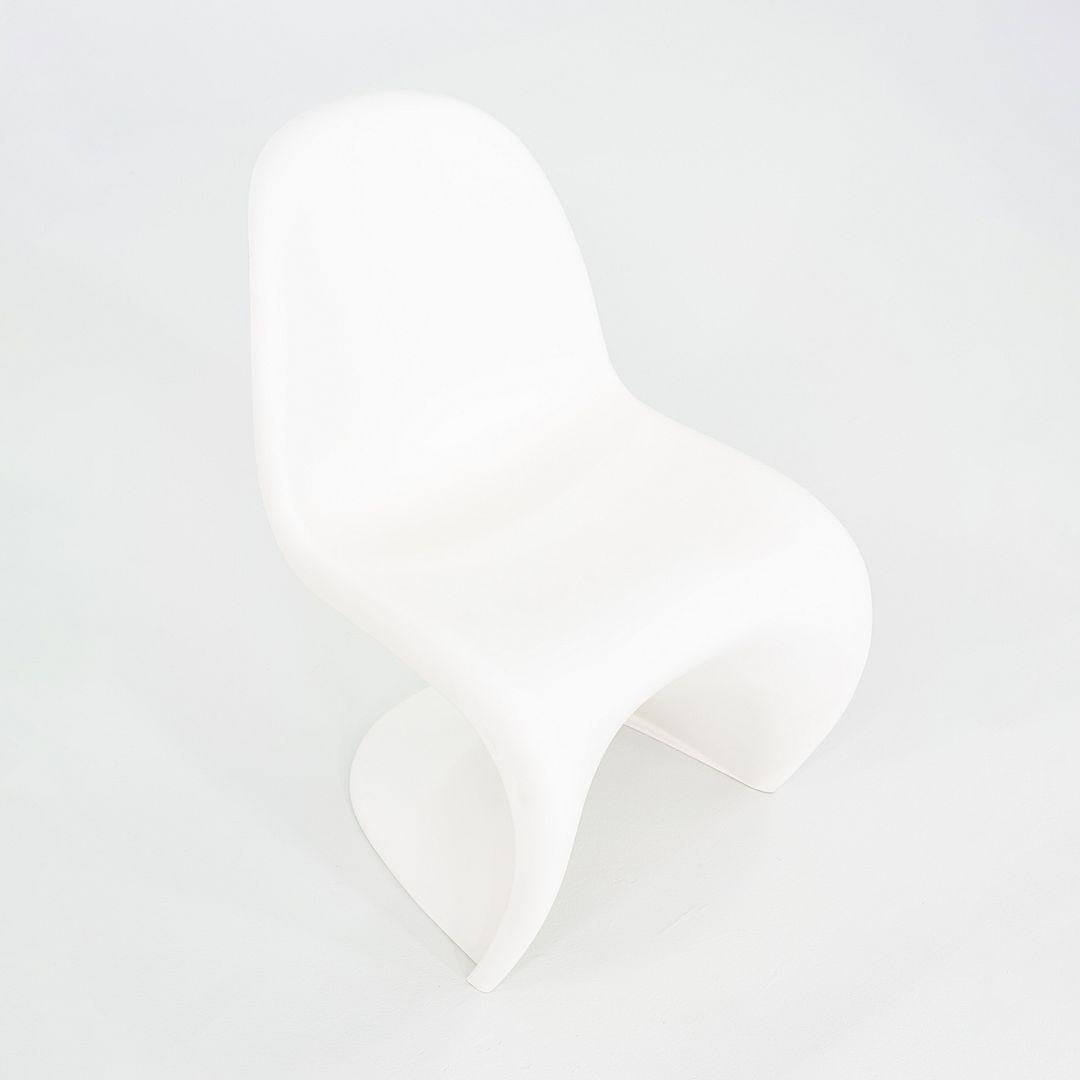 2010s Set of Six Verner Panton for Vitra Dining Chairs in White en vente 5