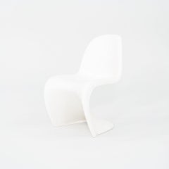 2010s Set of Six Verner Panton for Vitra Dining Chairs in White
