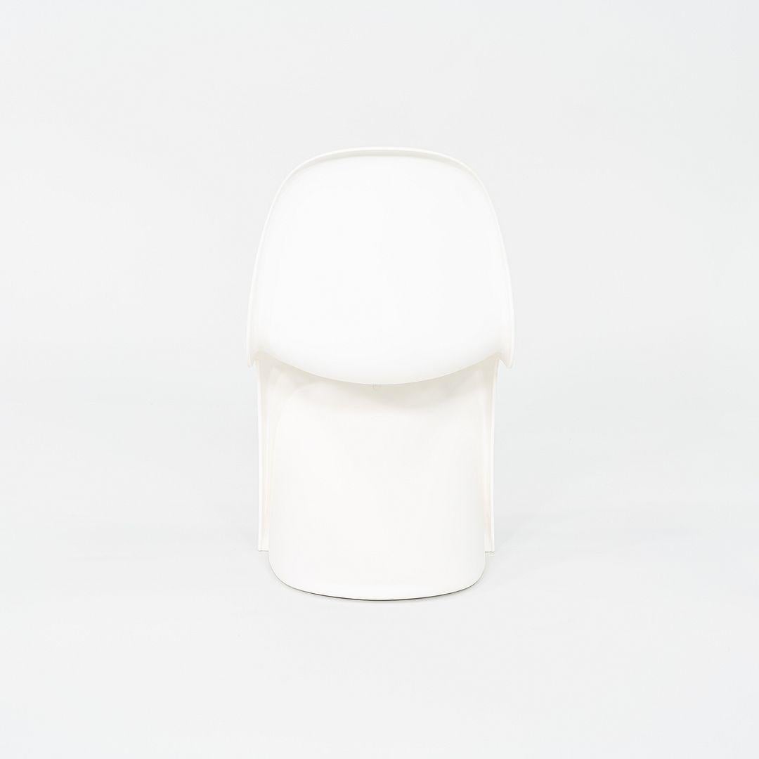 2010s Set of Six Verner Panton for Vitra Dining Chairs in White en vente 1