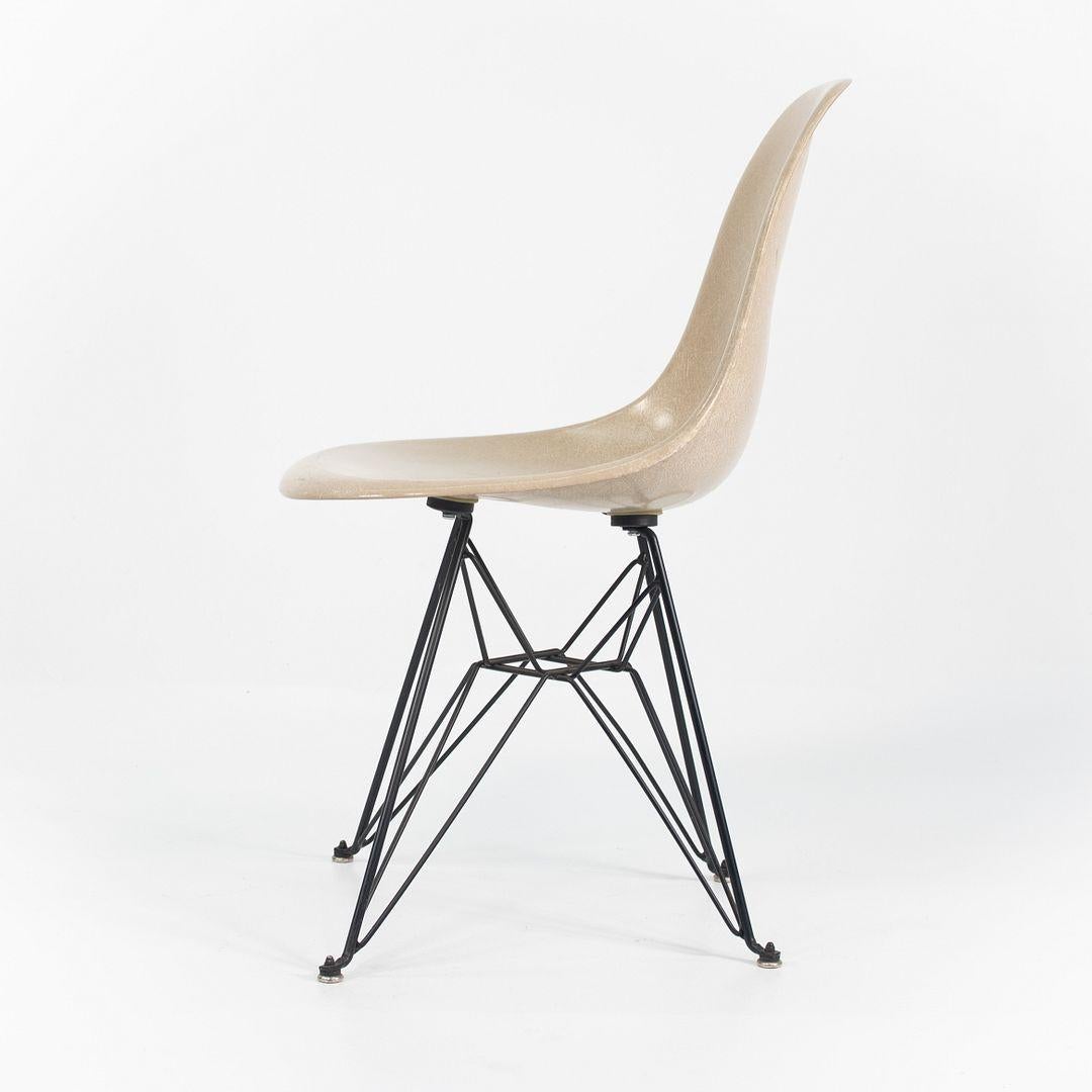 American 2010s Set of Three Modernica Fiberglass DSR Chairs w/ Metal Eiffel Tower Bases For Sale
