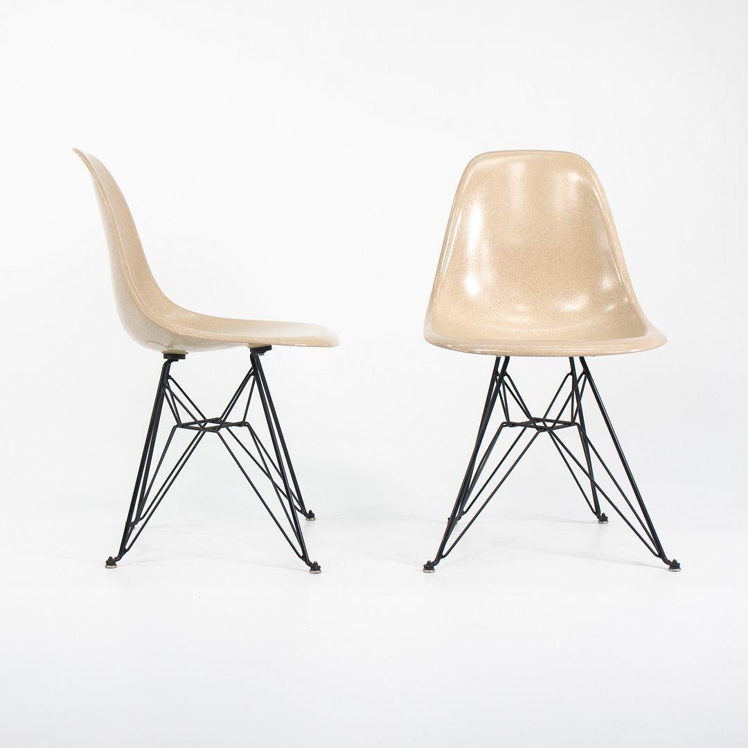 2010s Set of Three Modernica Fiberglass DSR Chairs w/ Metal Eiffel Tower Bases For Sale 4