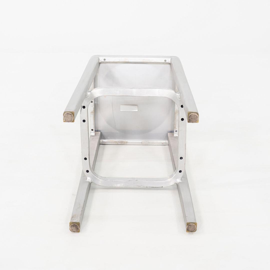 2010s Set of Three Philippe Starck for Emeco Bar Stools in Brushed Aluminum For Sale 3