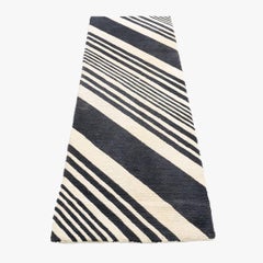 2010s Sue Timney for The Rug Company Bias Cut Rug 96x30"