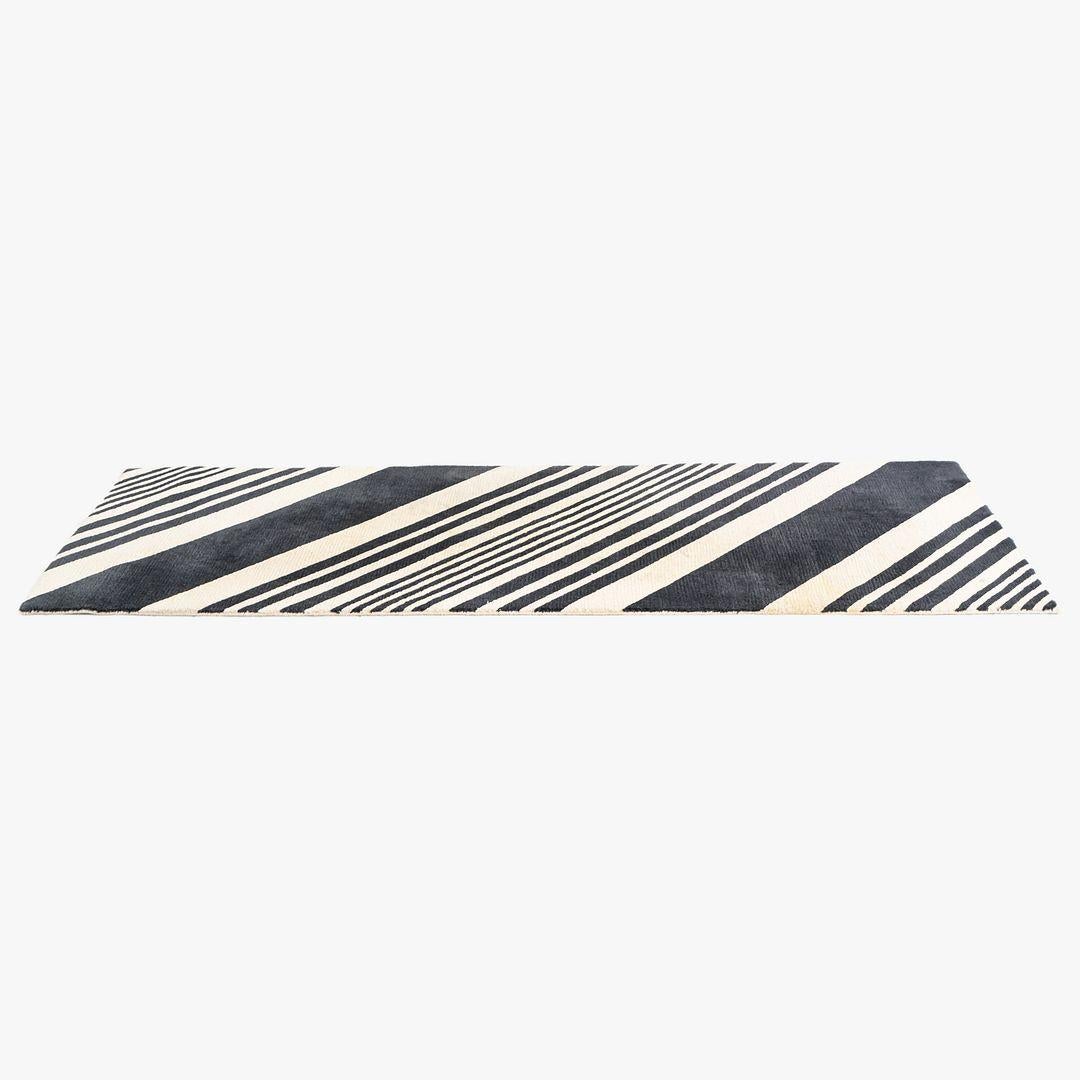 2010s Sue Timney für The Rug Company Bias Cut Teppich 96x30