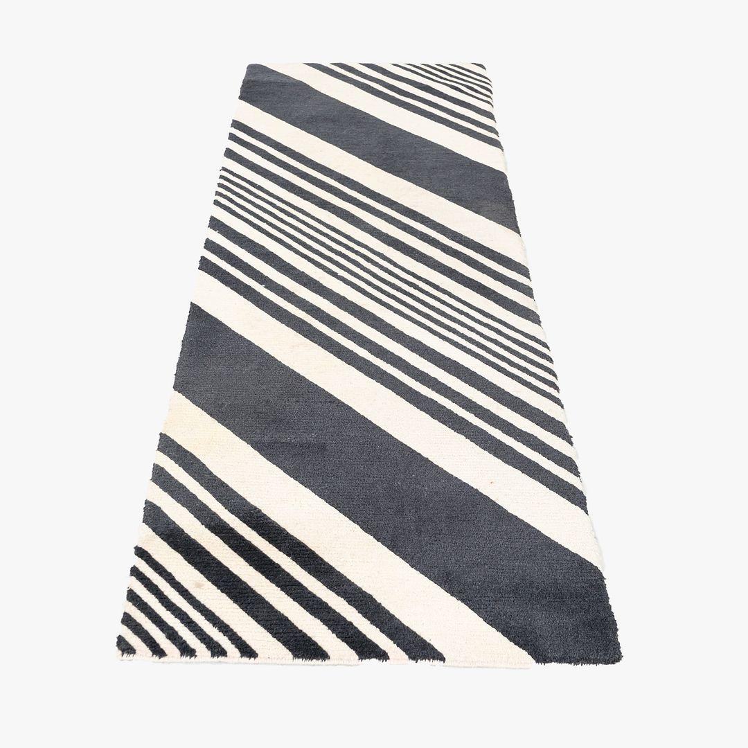 2010s Sue Timney für The Rug Company Bias Cut Teppich 96x30