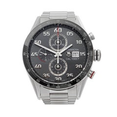 2010s Tag Heuer Carrera Stainless Steel CAR2A11 Wristwatch