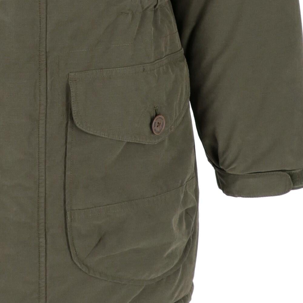 2010s Timberland Vintage military green padded parka For Sale 1