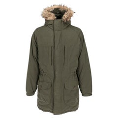 2010s Timberland Vintage military green padded parka
