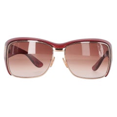 2010s Tom Ford Red Sunglasses