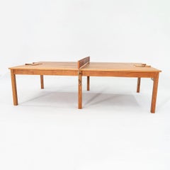 2010s Tyler Hayes for BDDW Ping Pong Table in Cherry Wood