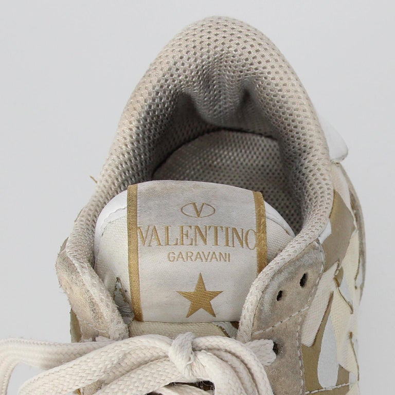 2010s Valentino Camouflage Rockrunner Sneakers For Sale 6