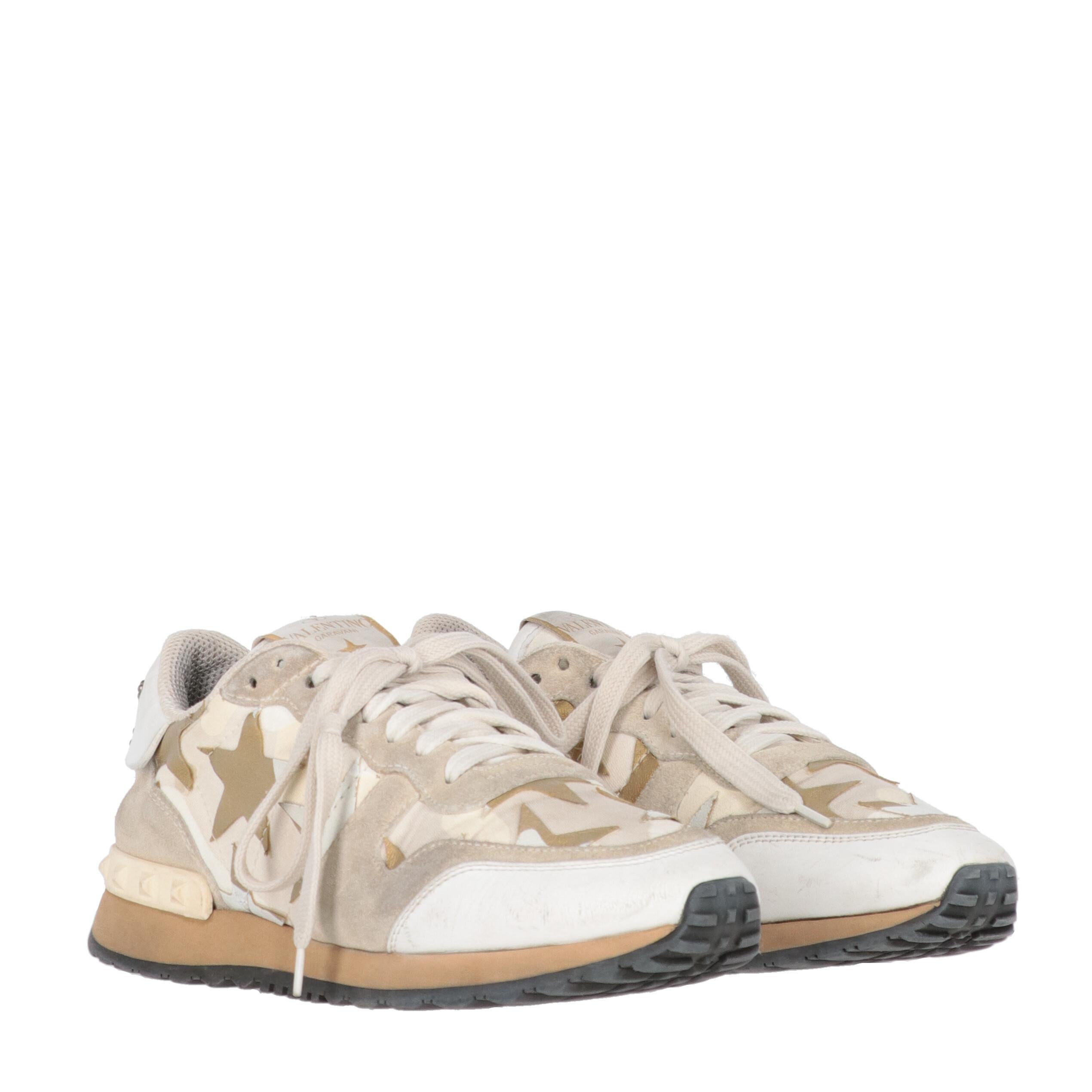 2010s Valentino Camouflage Rockrunner Sneakers en Bueno Estado en Lugo (RA), IT