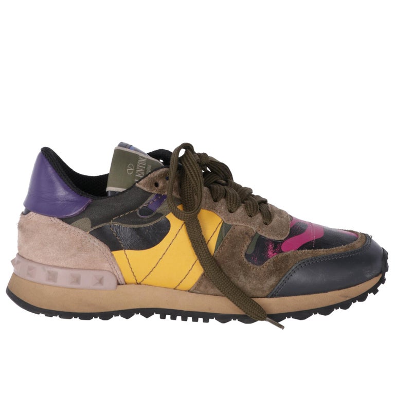2010s Valentino Camouflage Rockrunner Sneakers at 1stDibs | valentino ...