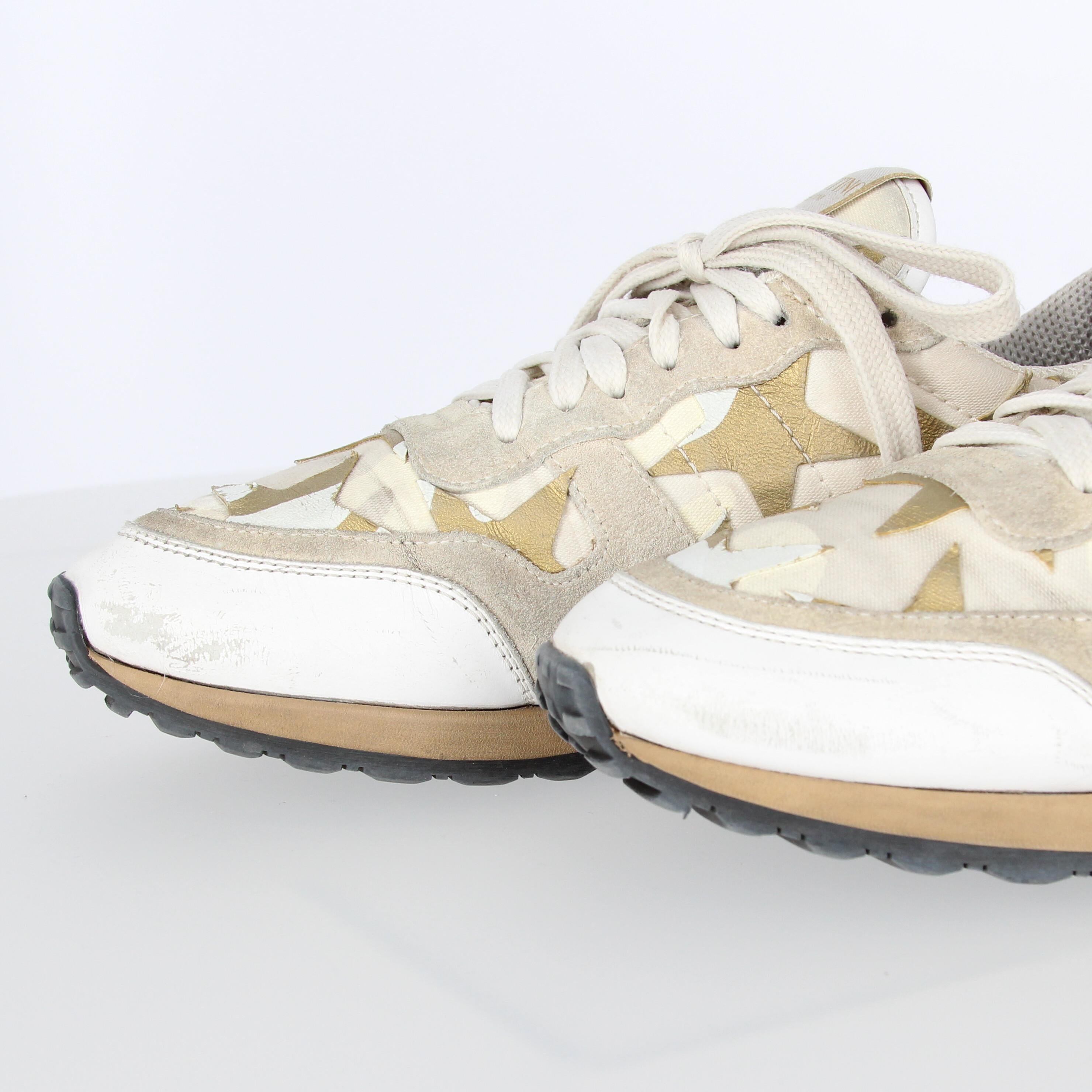 2010s Valentino Camouflage Rockrunner Sneakers For Sale 1